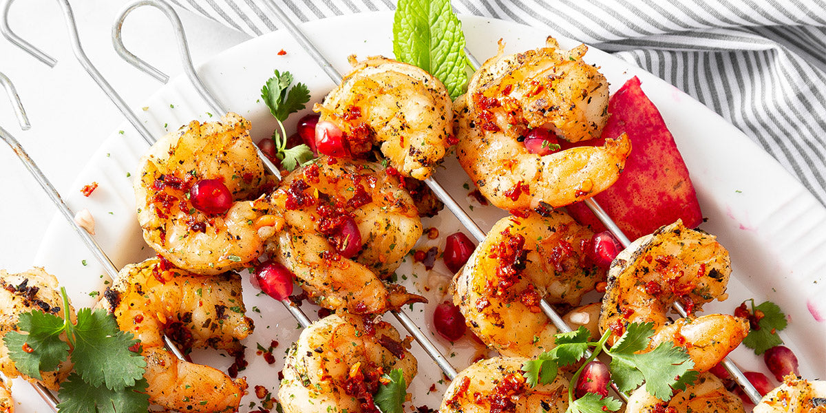 Pomegranate Pepper Shrimp