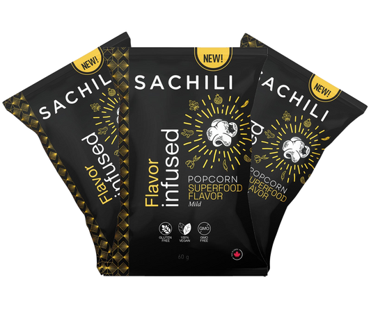 Sachili Gourmet Vegan Popcorn - Savory Superfood